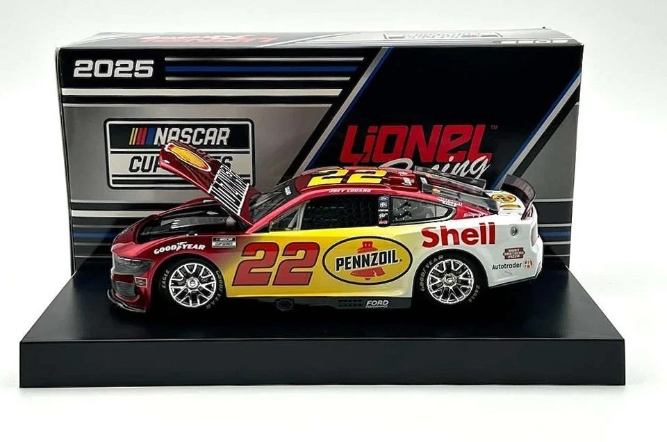 Joey Logano #22 Shell Pennzoil Daytona Special 2025 1:24 = color cromo - 72 hecho Foto 1 de 1