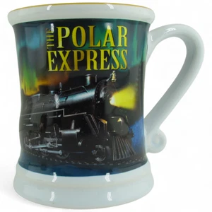 Tazza The Polar Express tazza caffè ceramica 4,5 pollici treno di Natale Warner Bros film - Foto 1 di 6