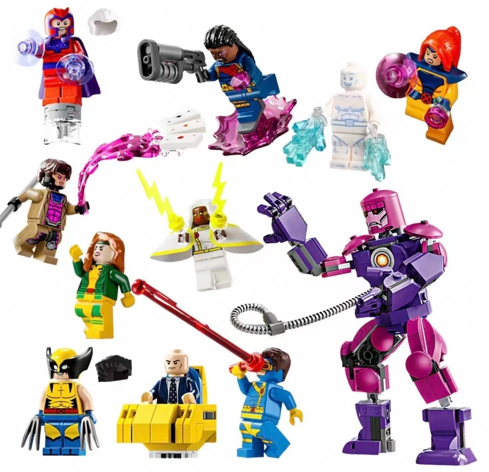 LEGO 76294: X-Men X-Mansion Minifigures And Sentinel Never Assembled - Image 1 of 1