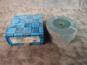 PFERD 62467 4-1/2" x 7/8" AO 24 Grit Z-Forte Fiber Discs 25 Pack (W11) - Picture 1 of 4