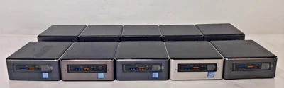 Lot of 10 | Intel NUC Mini Desktop NUC7i3BNH | Core i3-7100U | 8GB DDR4 | - Image 1 of 4