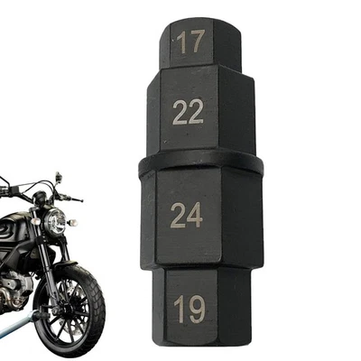 Eixo dianteiro traseiro de motocicleta ferramenta de remoção eixo sextavado driver 17 19 22 24mm - Imagem 1 de 4