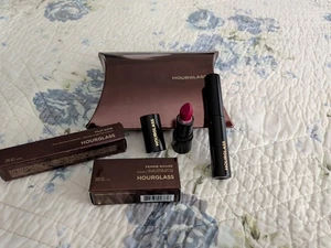 Hourglass Mini Femme Rouge Velvet Creme Lippenstift ICON Red Mascara Onyx Set  - Bild 1 von 7