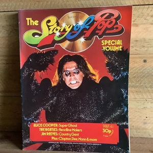 THE STORY OF POP - REVISTA VINTAGE 1974 UK ALICE COOPER - Imagen 1 de 2