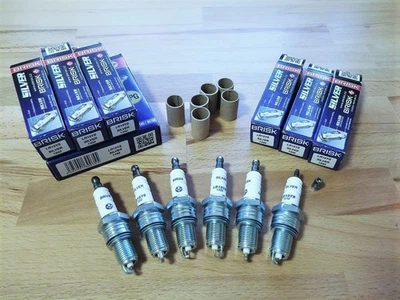 6x BRISK LR15YS Upgrade Spark Plugs fit: Alfa Romeo GTV - 2.5 V6 - 1980 to 1987 - Image 1 of 4