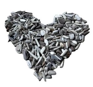 100 Tiny Driftwood Pieces Under 2" - Beach Wood Craft Supply Lot - Decor, DIY - Picture 1 of 5