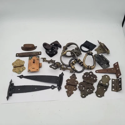 批量 复古 杂项 旧五金铰链 盘 拉装饰 — 第 1/4 张图片