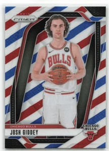 2024-25 Panini Red White Blue Prizm Josh Giddey #112 Chicago Bulls - Picture 1 of 2