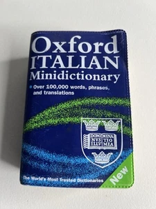Oxford Italian/English Minidictionary by Oxford Small Paperback Book 630 Pages - Imagen 1 de 4