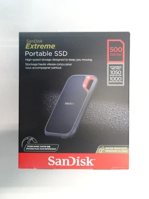 SSD Externo Portátil SanDisk Extreme V2 500 GB USB-C (SDSSDE61-500G-G25) NUEVO Foto 1 de 3