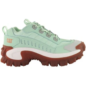 Caterpillar Intruder Oxford Mens Green Trainers - Picture 1 of 5