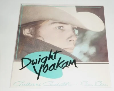 12" VINYL RECORD by DWIGHT YOAKAM "GUITAR CADILLACS ETC. ETC." (1986) FOLK - Imagem 1 de 4