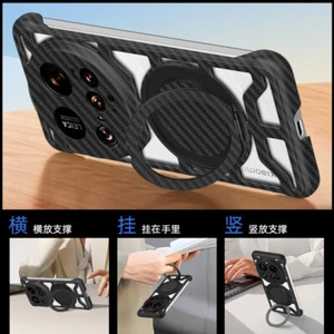 Para Oneplus 13, Estuche de Lujo Hueco Disipador de Calor Cubierta de Fibra de Carbono - Imagen 1 de 9