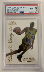 1996-97 KOBE BRYANT Flair Showcase CLASS OF 96 RC #4 PSA 8 Nm Mint MVP LAKERS 🔥