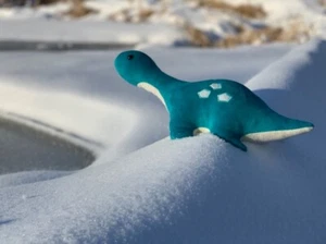 Plesiosaurus Plush Toy, Dinosaur Plush - Bild 1 von 9