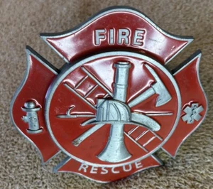 Feuerwehr Anhängerkupplung Abdeckung Stahl Schwerlast Feuerwehrmann Fire Rescue - Bild 1 von 5