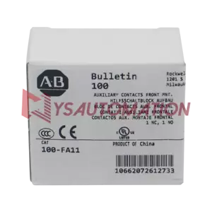 NEW Allen-Bradley 100-FA11 Auxiliary Contact 1 NO / 1 NC Contact Front Mounting - Picture 1 of 5