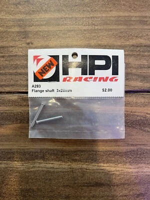 HPI A283 Flange Shaft 3x28mm (2 pcs) Vintage Discontinued (MK70) - Image 1 of 2