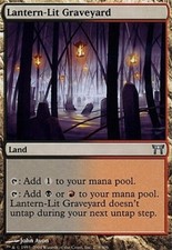 *FOIL* Lantern-Lit Graveyard 1x MtG Champions of Kamigawa ENGLISH SP/NM