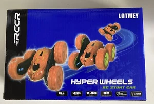 HYPER WHEELS RED RC STUNT CAR 1:28 SCALE 2.4 GHz TKKJ REMOTE CONTROL CAR - Picture 1 of 2