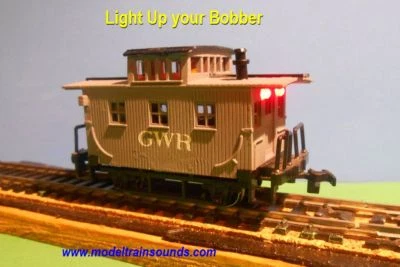 HO Bobber Caboose Lighting Kit with Track Pickup Wheel Set 33"  plus 4 LEDs  - Image 1 of 4