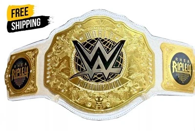 Women World Heavyweight Championship Belt Wrestling Replica 2mm Brass Adult size - Image 1 of 4
