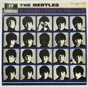 THE BEATLES -A Hard Day’s Night- seltene ungarische Pepita Label LP (Vinyl Schallplatte) - Bild 1 von 4