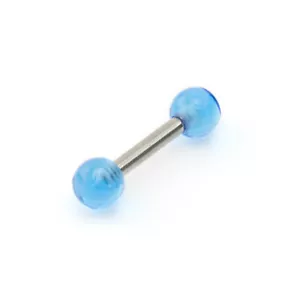 Tragus Bar Helix Daith Rook Snug Cartilage Piercing Barbell UV Colour - Picture 1 of 13