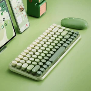 BOW K608D 2.4G Wireless Bluetooth Keyboard + Mouse For Apple MACBOOK PRO 16" 15" - Picture 1 of 19