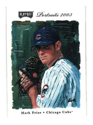 2003 Playoff Portraits #47 Mark Prior Chicago Cubs - Image 1 of 2