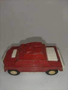 Vintage Tootsietoy Red Armored Diecast Car 4'' length 1970's - Picture 1 of 5