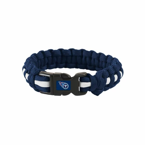 NFL TENNESSEE TITANS SURVIVAL BRACELET WRIST BAND SIZE S/M NEW Cover