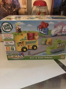 LEAP FROG LEAP BUILDERS Soar & Zoom Fahrzeuge Bauset 22 Teile *🎁 Idee* - Bild 1 von 4