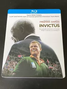 INVICTUS BLURAY STEELBOOK FRANCE MORGAN FREEMAN MATT DAMON CLINT EASTWOOD - Picture 1 of 4