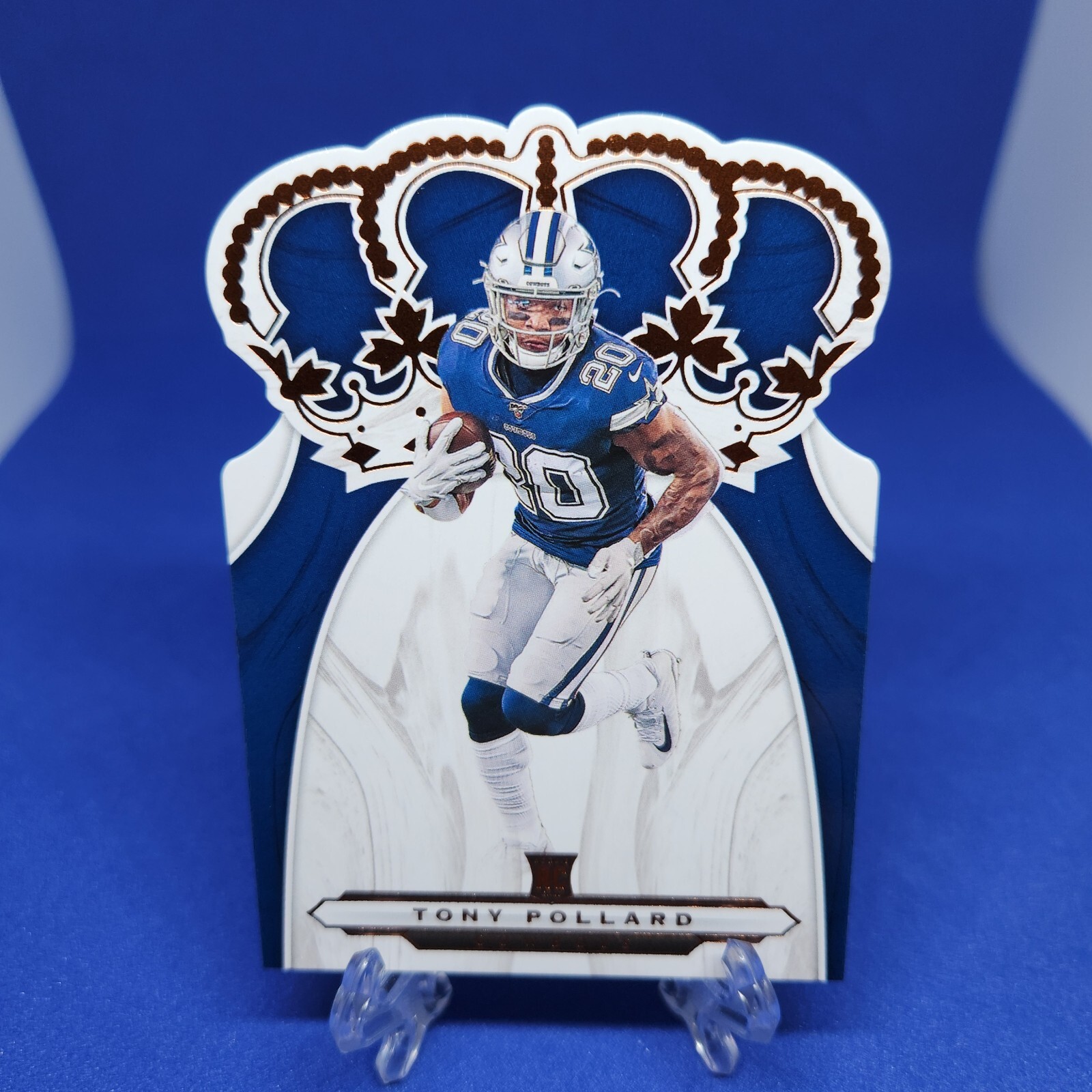 🏈 2019 Panini Chronicles Crown Royale Tony Pollard Rookie Card NICE & LIMITED👀