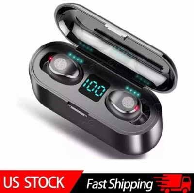CAMECHO Bluetooth Earbuds Waterproof Bluetooth 5.3 Headset Noise Cancelling Wireless TWS