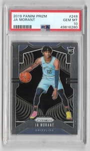 JA Morant Grizzies 2019 Panini Prizm #249 Rookie Card Rc PSA 10 Gem Mint x280 - Picture 1 of 2
