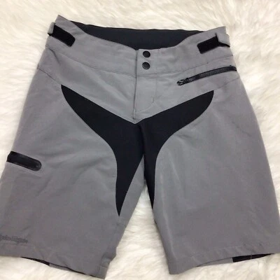 Pantalones Cortos Troy Lee Designs Mujer L 7/8 Ciclismo Motocross Bolsillos con Cremallera Gris Foto 1 de 4
