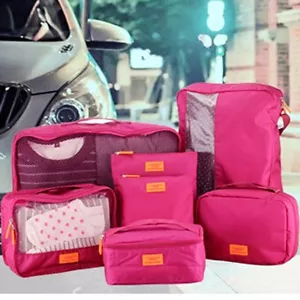 7PCS Clothes Storage Bags Packing Cube Functional Travel Luggage Organizer Bag - Picture 1 of 5