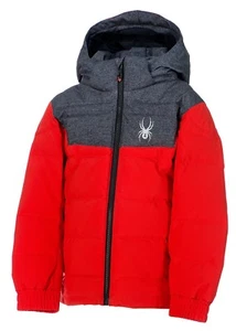 NEW $135 SPYDER TODDLER/LITTLE BOYS SKI SNOW "MINI CLUTCH" DOWN JACKET - Picture 1 of 2