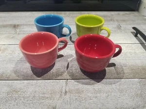 ~Charming Fiestaware Coffee Cups~mix of 4 colors~Retired color in group~NOT USED - Picture 1 of 4