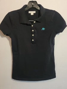 Aeropostale Womens/Juniors A87 Polo Shirt,Black, Medium - Picture 1 of 4