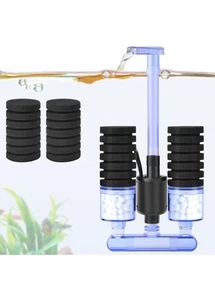 Aquarium Schwammfilter mit Wasserpumpe, leiser elektrischer biochemischer Filter - Bild 1 von 6