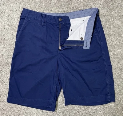 Polo Ralph Lauren Men Relaxed-Fit Blue Pony Flat-Front Chino 9" Shorts Size 31 - Image 1 of 4