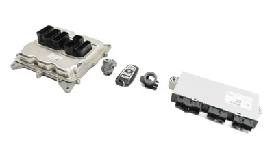 13-18 BMW 328i 428i 528i X3 X4 (F30 F32) 2.0L N26 ENGINE DME BCM MODULE KEY SET - Image 1 of 4