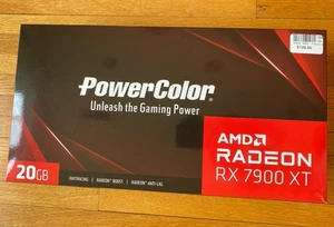 Powercolor Radeon RX 7900 XT 20GB GDDR6 NEW IN SEALED BOX - Picture 1 of 4