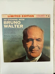 Bruno Walter - An Evening With Bruno Walter 12" Record Limited Edition Columbia - Picture 1 of 4