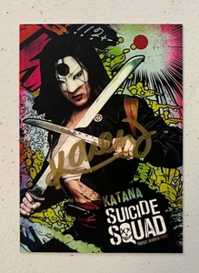 Karen Fukuhara Signed Suicide Squad Katana Trading Card Autograph Auto SWAU COA - Picture 1 of 2