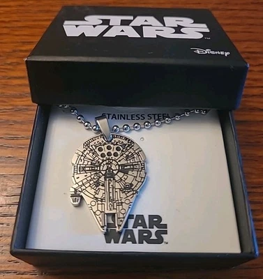 STAR WARS Millenium Falcon Necklace Stainless Steel - Image 1 of 4