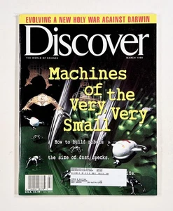 1998 Mar DISCOVER Nanomachines CLIMATE & CIVILIZATION COLLAPSE Creationism MORE - Picture 1 of 5